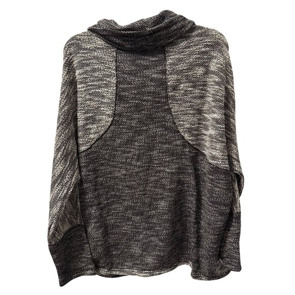 Calvin Klein Performance Gray & Black Cowl Neck Knit Sweater Sz XL - Picture 12 of 12